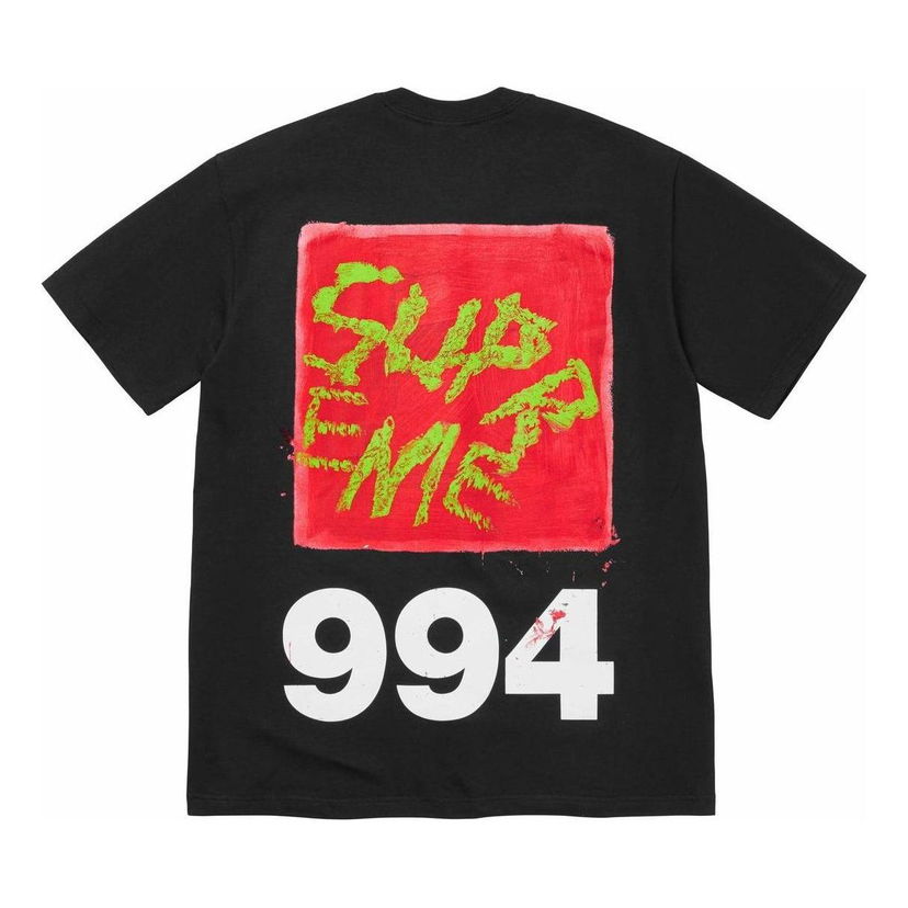 Majica Supreme Paint Graphic Print Tee Črna | SUP-SS24-158