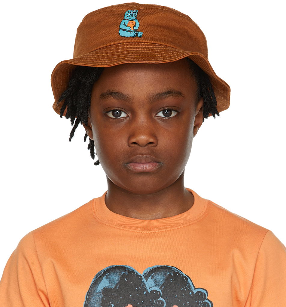Klobuk Brain Dead Brain Dead Bear Brain Bucket Hat Rjava | BDS21H10002136OR01, 0