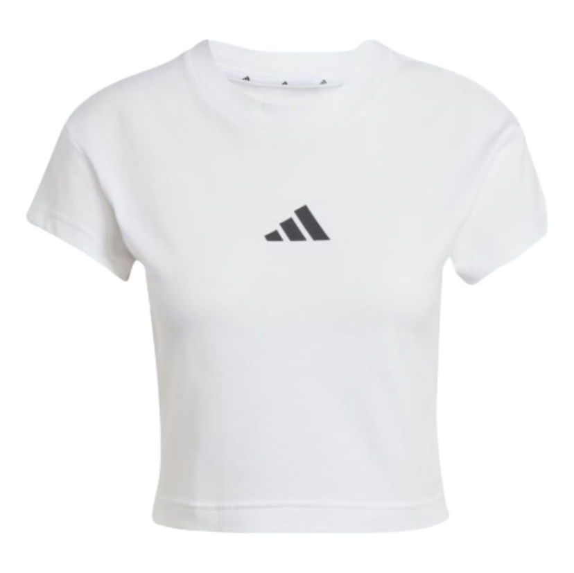 Krop-top adidas Originals Future Icons Small Logo Cropped T-Shirt Bela | JE4001