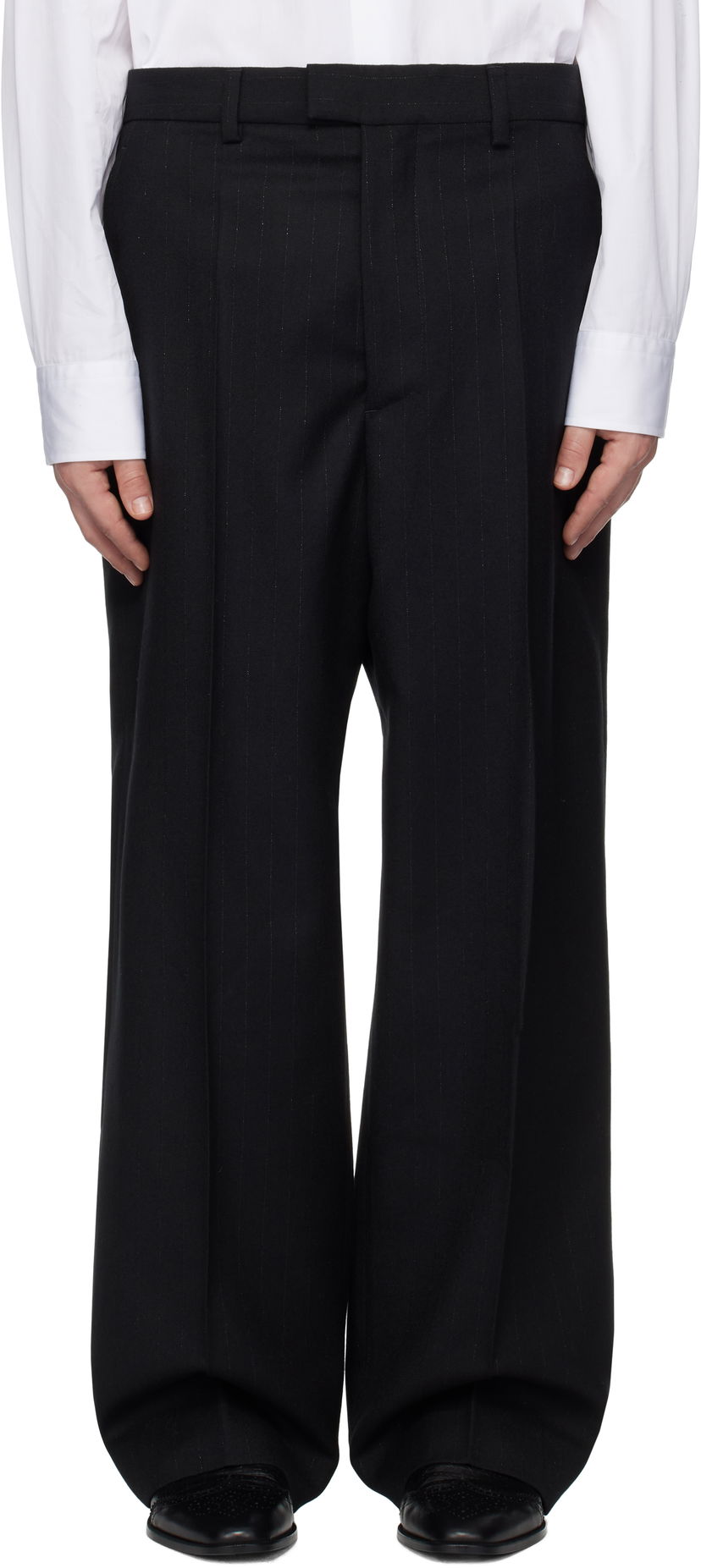 Hlače VETEMENTS Evening Tailored Pants Črna | UA66PA430B1