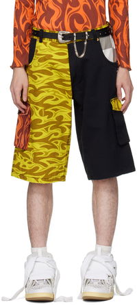 Printed Cargo Shorts