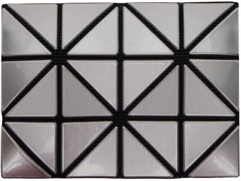 Denarnica BAO BAO ISSEY MIYAKE Geometric Pattern Card Case Wallet Kovinski | BB46AG711, 1