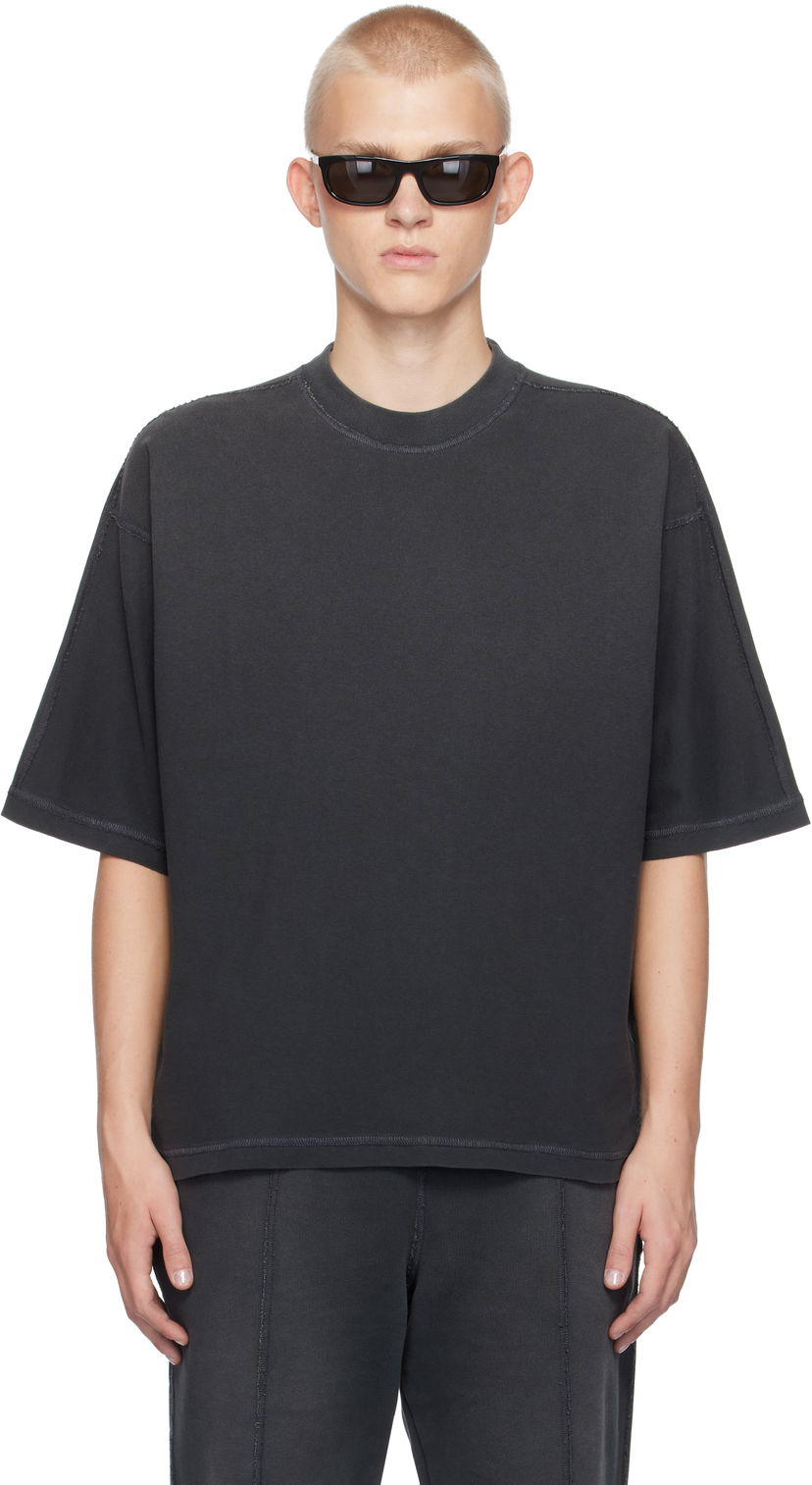 Majica Represent Clo Represent Black Stepped Hem T-shirt Črna | MLM4206