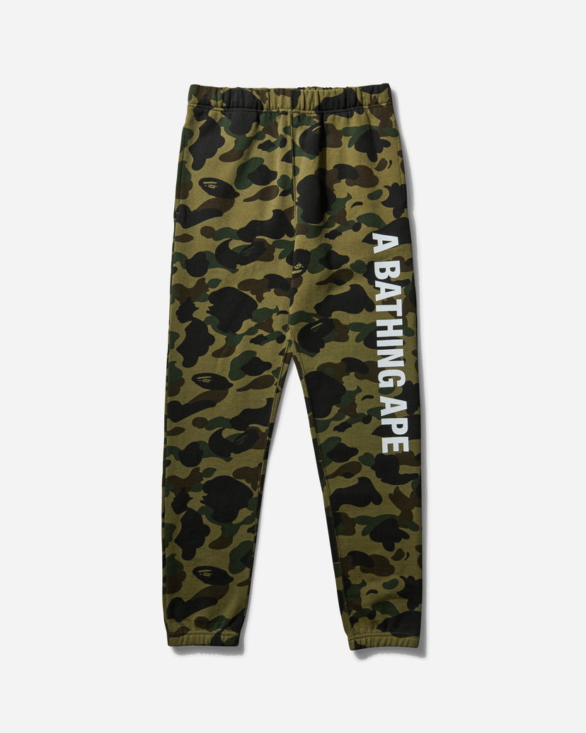 Trenirka BAPE 1st Camo Slim Sweatpants Zelena | 1F80152001 001