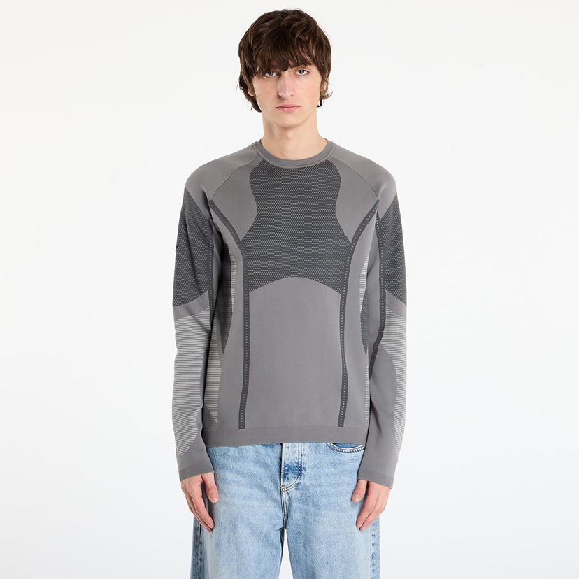 Pleteni pulover Puma Puma x San San Gear Knit Long Sleeve Top Siva | 63254908