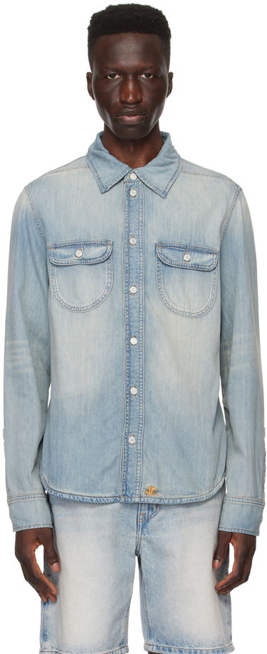 Srajce Courrèges Denim Shirt Modra | 124DCH015CO0102, 0
