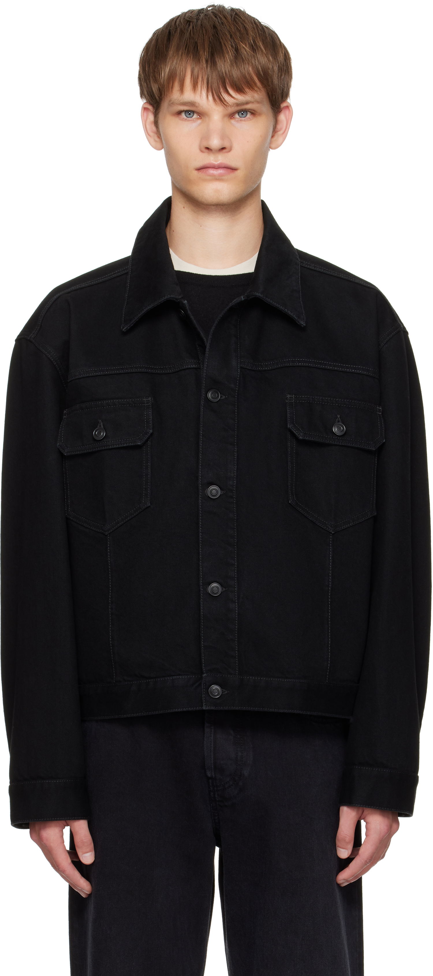 Jakna The Row The Row Orson Denim Jacket Črna | 546-W4170, 0