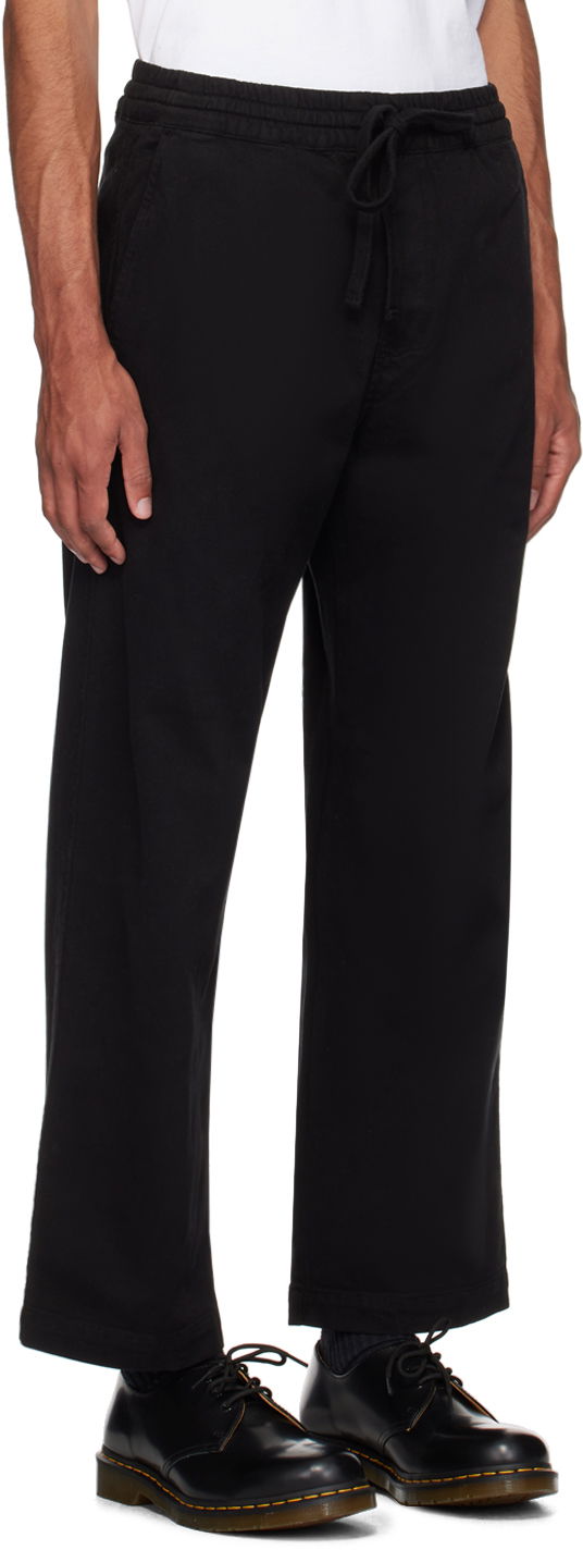 Hlače Carhartt WIP Relaxed Fit Cotton Twill Trousers Črna | I033585, 1