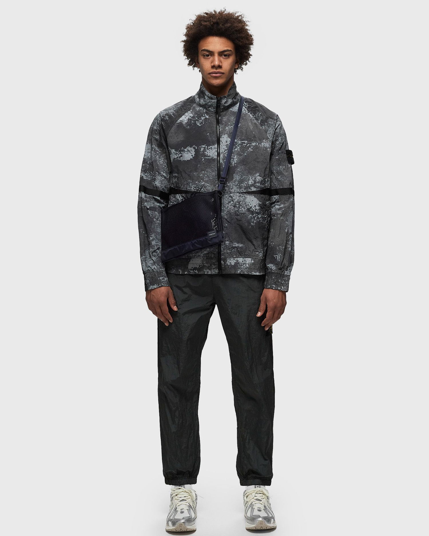Jakna Stone Island Dissolving Grid Camo Jacket Siva | 8015661E1, 1