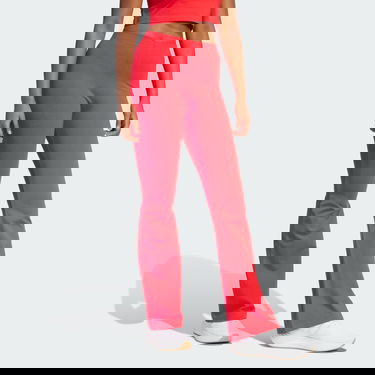 Trenirka adidas Performance Essentials Small Logo Flared Leggings Rdeča | JD3074, 1