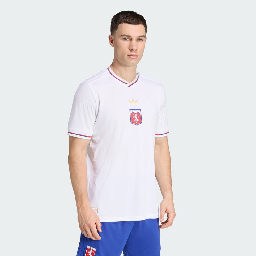 Dres adidas Performance Olympique Lyon Anniversary Jersey Bela | JL9623