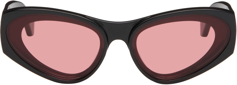 Sončna očala Loewe Paula's Ibiza Goggle Cat-Eye Sunglasses Črna | LW40171UM6201V 840126861457
