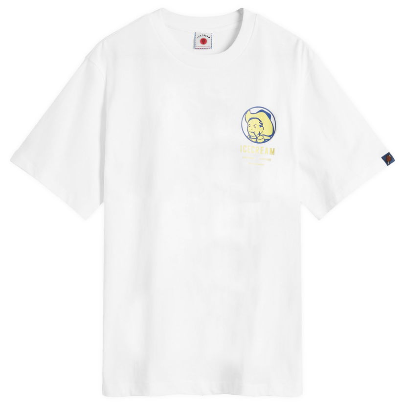 Majica BBC IceCream ICECREAM Cowboy Graphic T-Shirt, Size Large Bela | IC25144-WHT