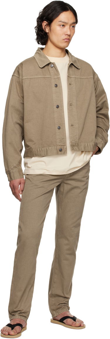 Jakna The Row The Row Marcus Cropped Canvas Jacket Rjava | 890-W3723, 3