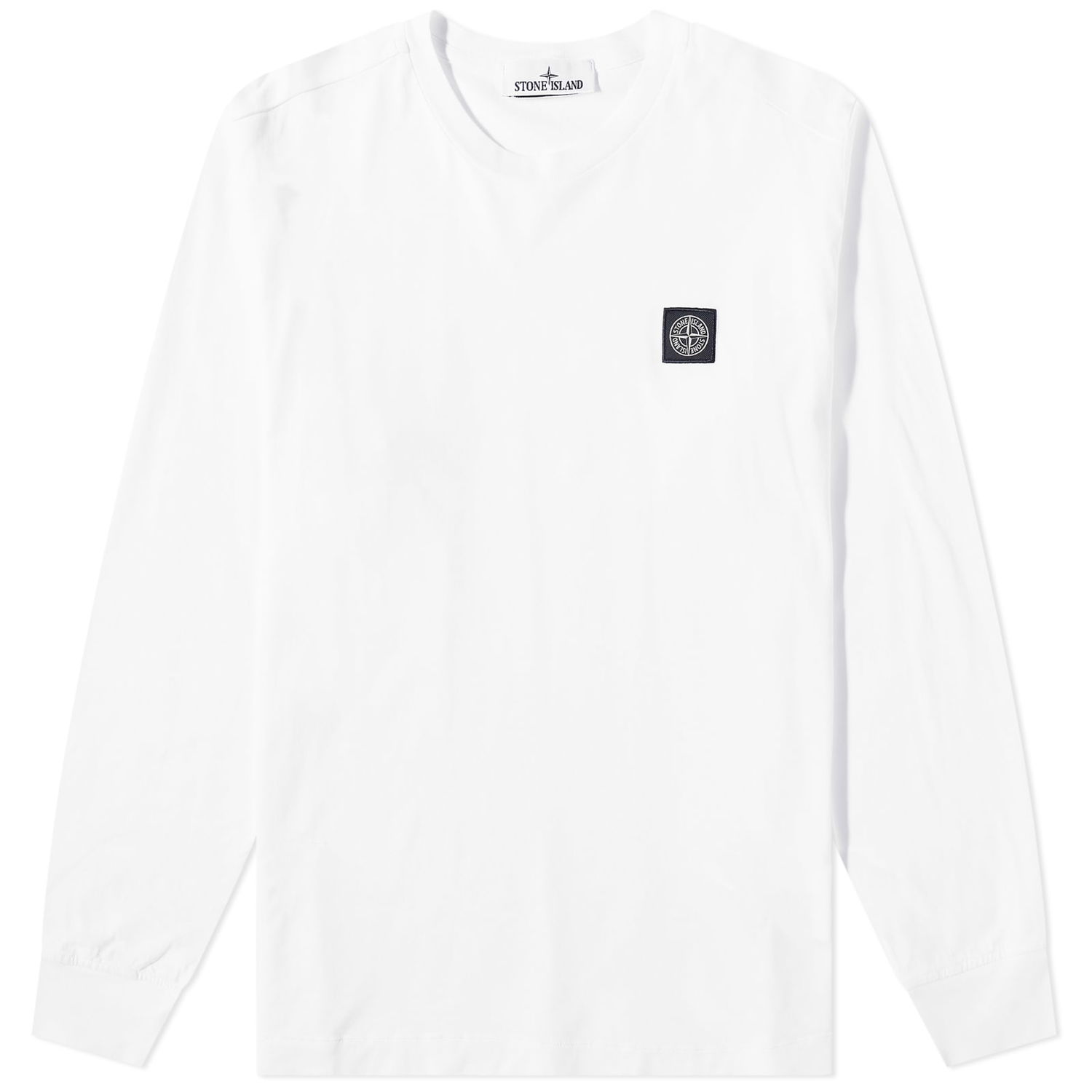 Majica Stone Island Long Sleeve Patch Tee Bela | 101522713-A0001, 0