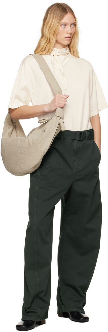 Cargo hlače LEMAIRE Lemaire Twisted Belted Trousers Zelena | PA326 LD1039, 3