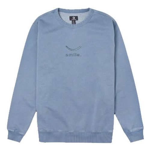 Pleteni pulover Converse Jack Purcell Crewneck Sweatshirt Modra | 10021572-A02