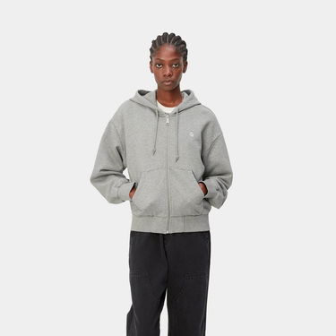 Jakna Carhartt WIP Hooded Casey Jacket Siva | I032642_10B_XX, 4