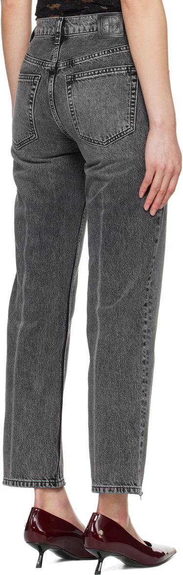 Kavbojke Anine Bing Anine Bing Kate Straight-Leg Jeans Siva | A-06-11158-WHG6, 2