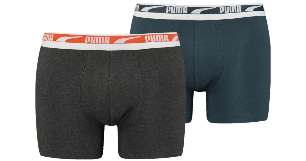 Spodnje perilo in nogavice Puma Boxerky Multi Logo Črna | 701221416-005, 1
