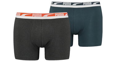 Spodnje perilo in nogavice Puma Boxerky Multi Logo Črna | 701221416-005, 1