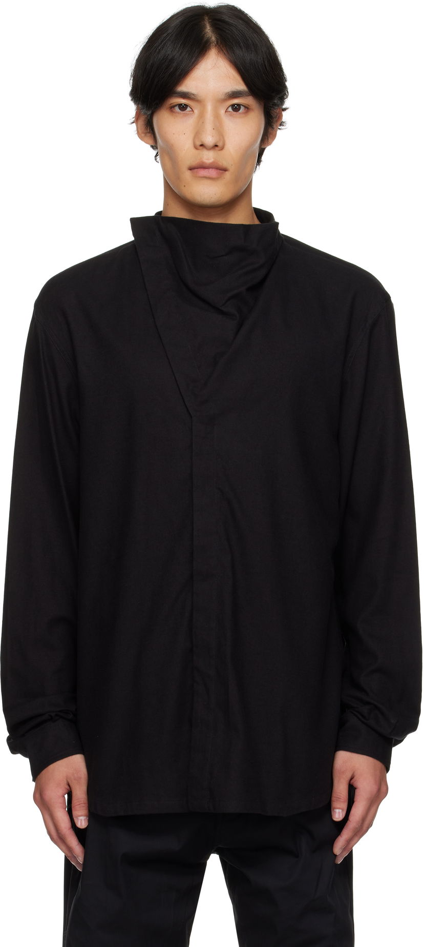 Srajce Rick Owens Rick Owens Concordians Island Shirt Črna | RU02E1299 FLW