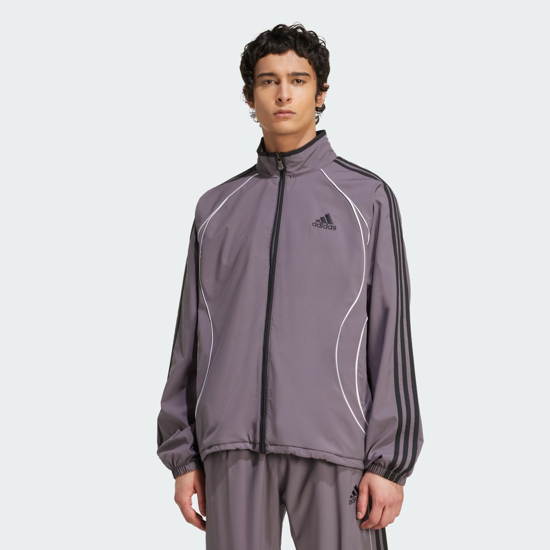 Vetrovka adidas Performance Teamgeist Adicolor Track Jacket Lila | JW5865, 0
