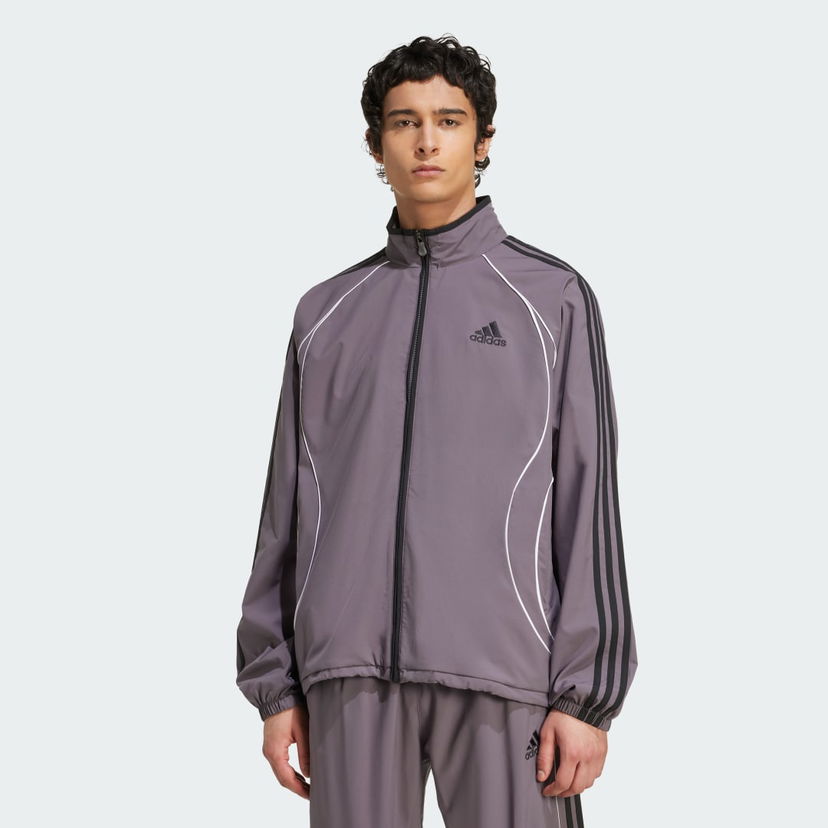 Vetrovka adidas Performance Teamgeist Adicolor Track Jacket Lila | JW5865