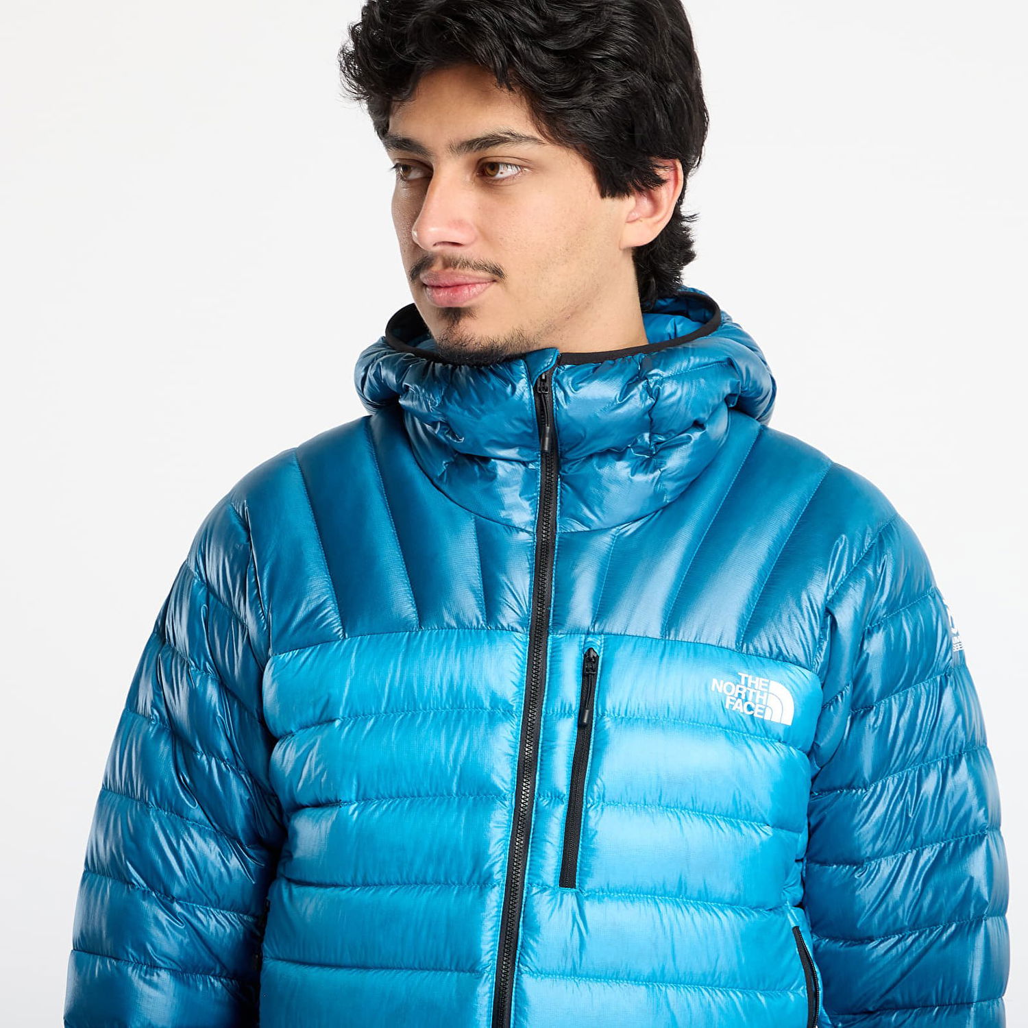 Puhovka The North Face Summit Breithorn Hooded Down Jacket Modra | NF0A87ZMD3P1, 1