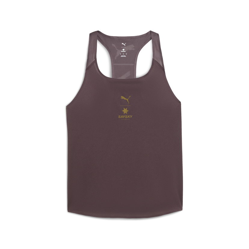 Majica brez rokavov Puma PUMA x SAYSKY Running Racerback Tank Top Bordo | 527833_88