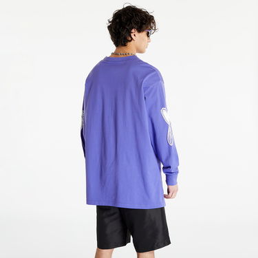 Majica Y-3 Graphic Logo Long Sleeve Tee Lila | IA3113, 2