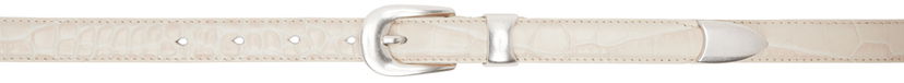 Pasovi OUR LEGACY Croc Embossed Leather Belt Bela | A42482V