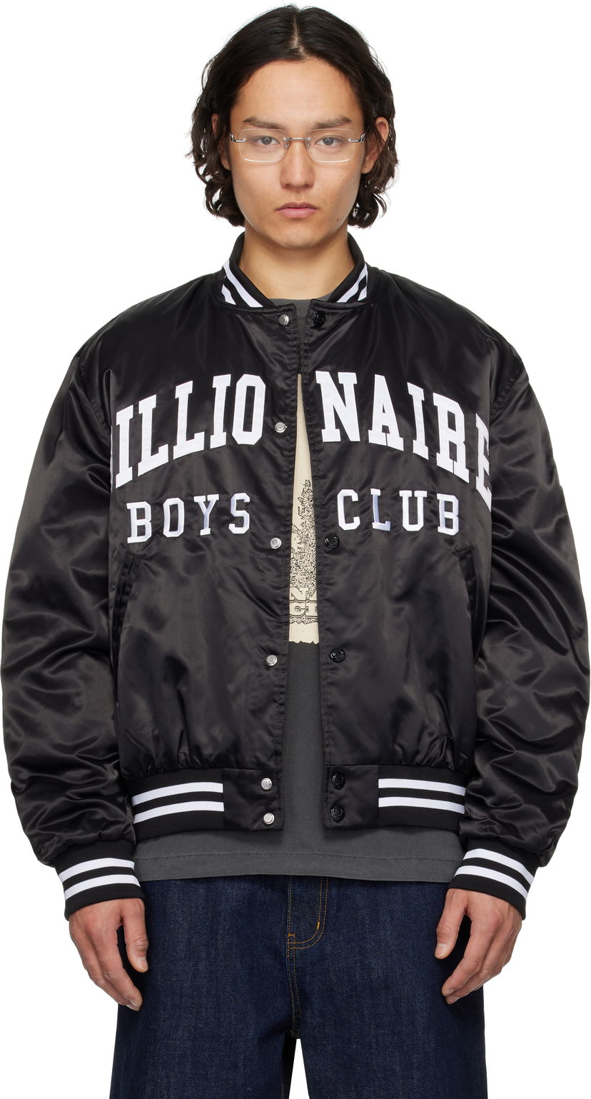 Bomber jakna BILLIONAIRE BOYS CLUB Satin Bomber Jacket Črna | B25102