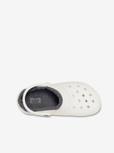 Superge in čevlji Crocs Classic Lined Clog Bela | 203591-10M, 3