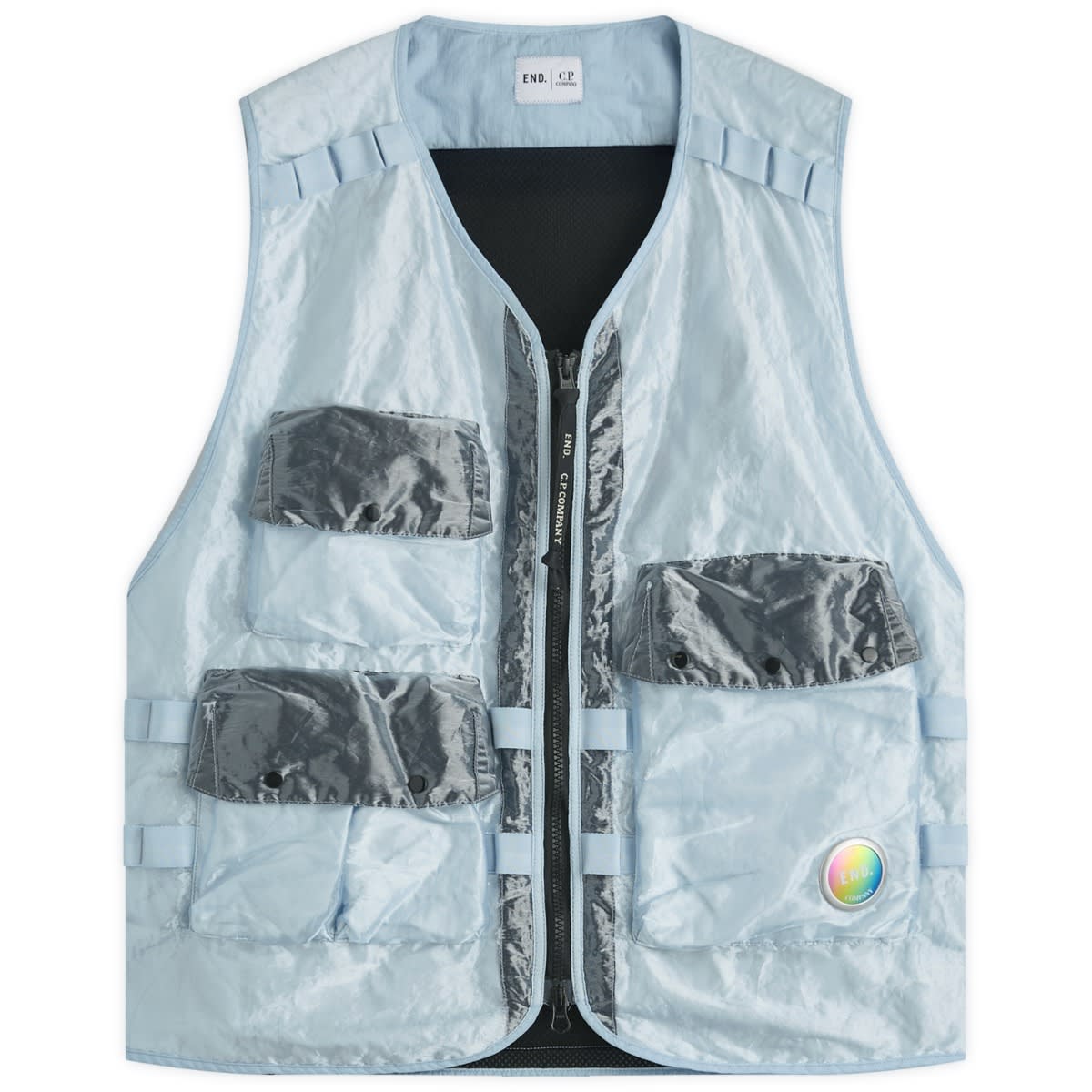 Telovnik C.P. Company END. x Kan-D Technical Vest Turkizna | 19CSVE033A, 1