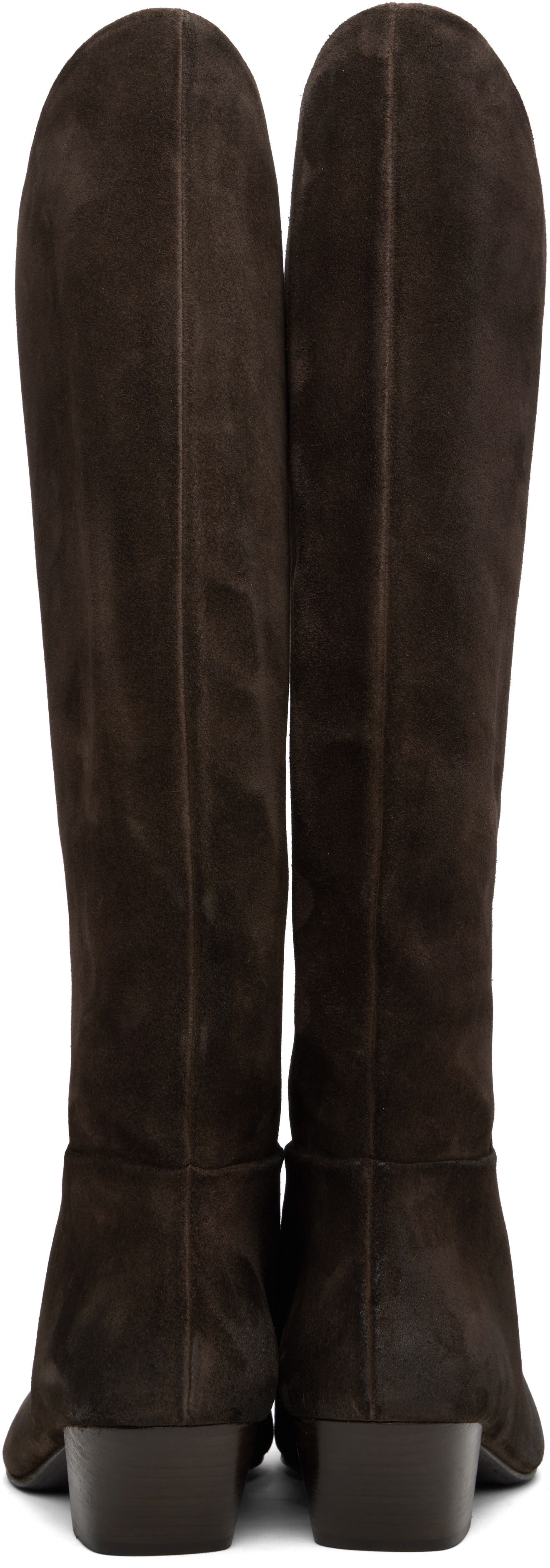 Oblačila Marsèll Marsell Goccio Reversed Leather Tall Boots Rjava | MW8341 P024, 1