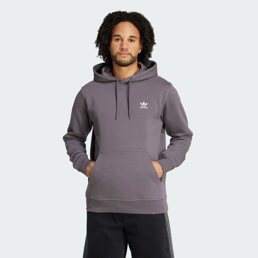 Pulover adidas Performance Trefoil Essentials Hoodie Lila | JW1063