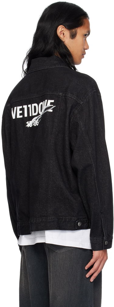 Jakna We11done We11done 1506 Trucker Denim Jacket Črna | WD-DJ1-23-913-U-BK, 2