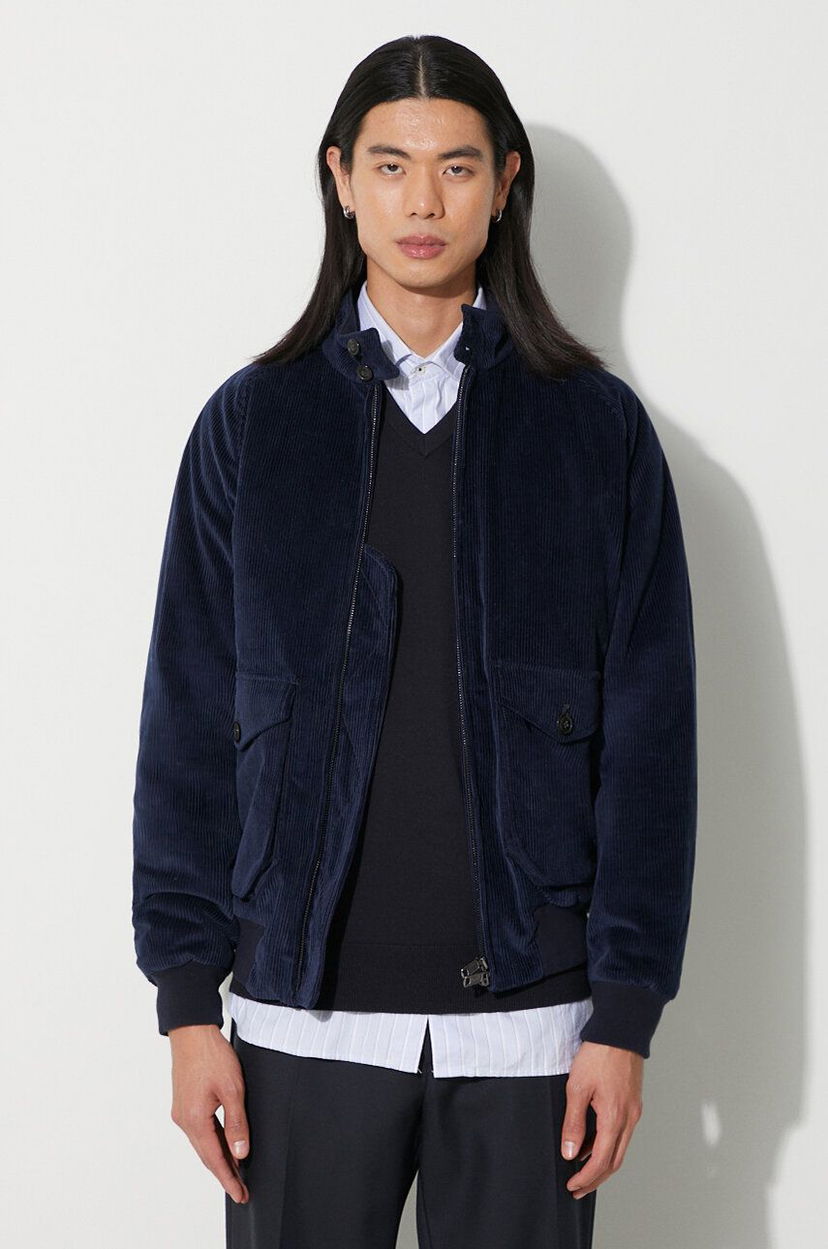 Bomber jakna Baracuta Cord G9 AF Bomber Jacket Modra | BRCPS0970