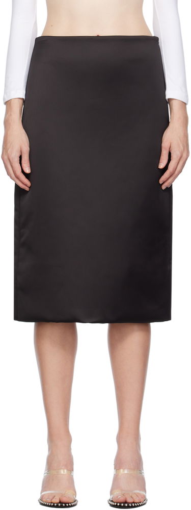 Krila We11done We11done Padded Midi Skirt Črna | WD-SK3-23-282-W-BK, 0