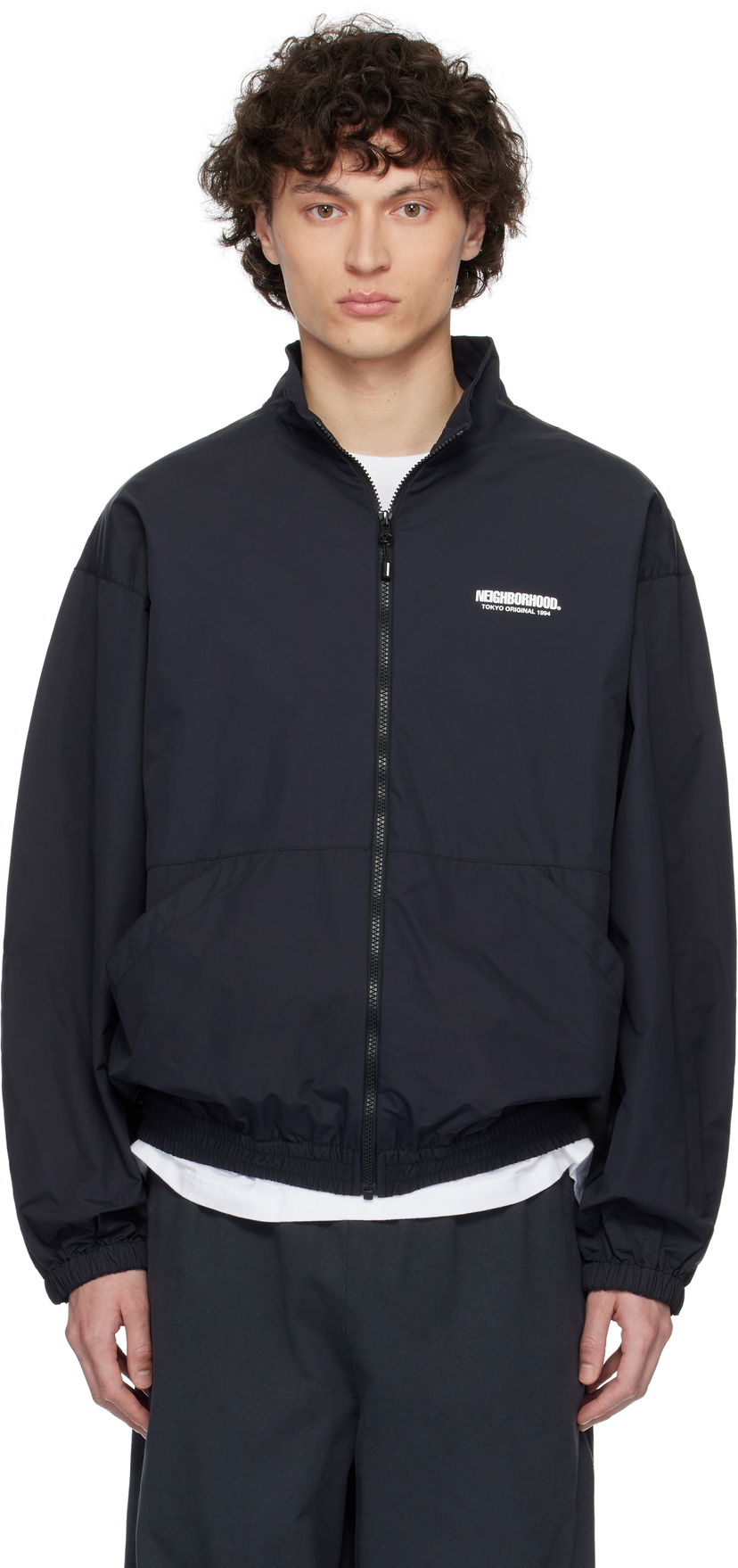 Vetrovka Neighborhood Neighborhood Water-Repellent Track Jacket Črna | 251TSNH-JKM06