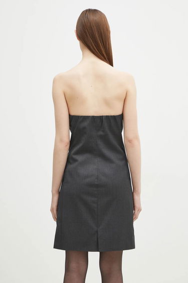 Obleke Samsoe Samsoe Samsoe Samsoe Saellen Mini Dress Siva | F24400132, 2