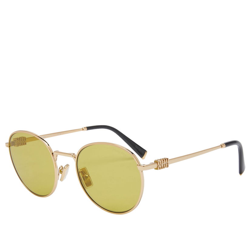 Sončna očala Miu Miu Miu Miu Eyewear 55ZS Round Sunglasses Kovinski | 0MU-55ZS-50-5AK07O