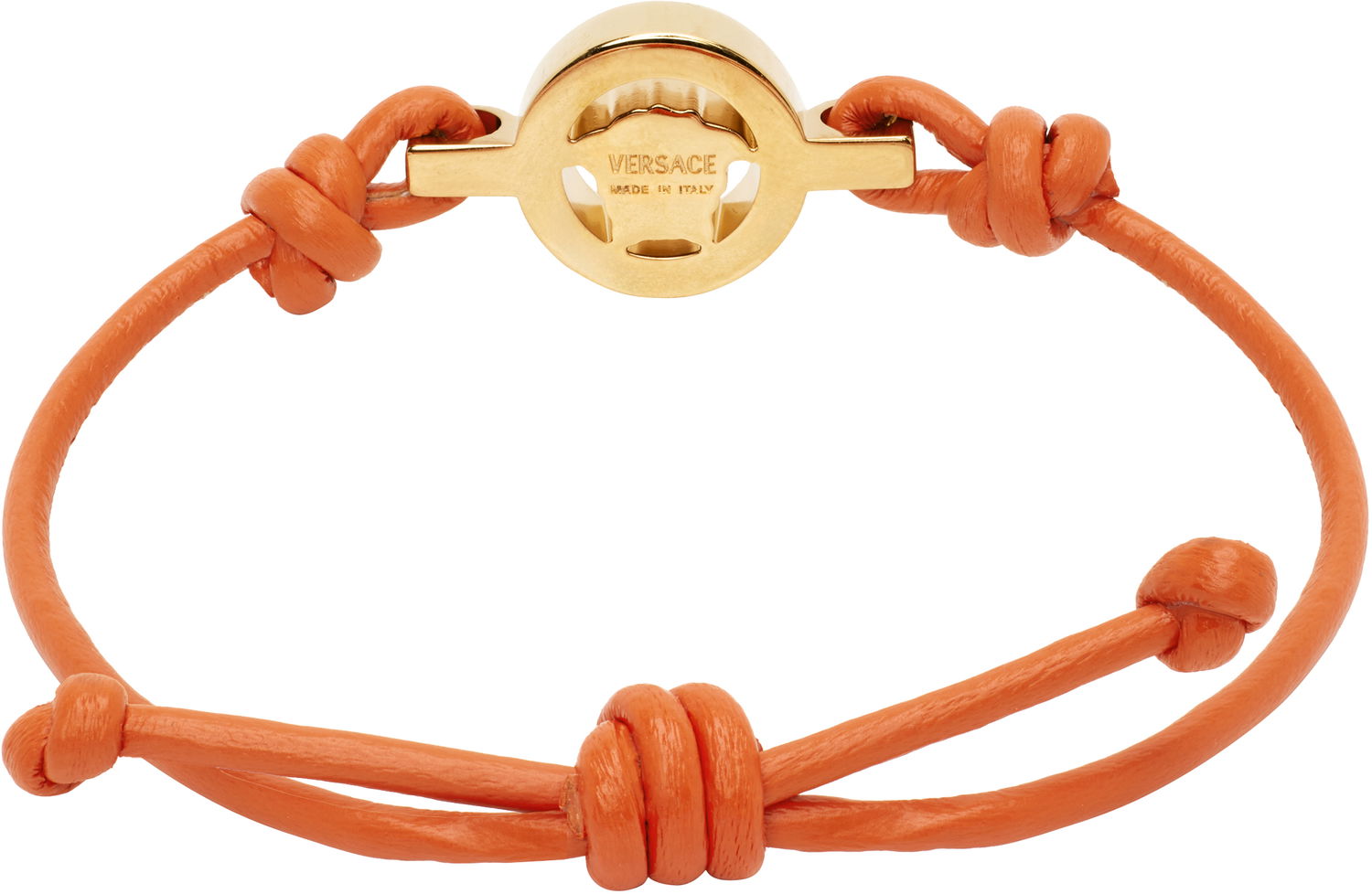 Zapestnica Versace Versace Medusa '95 Leather Bracelet Oranžna | 1019668_1A00637, 1