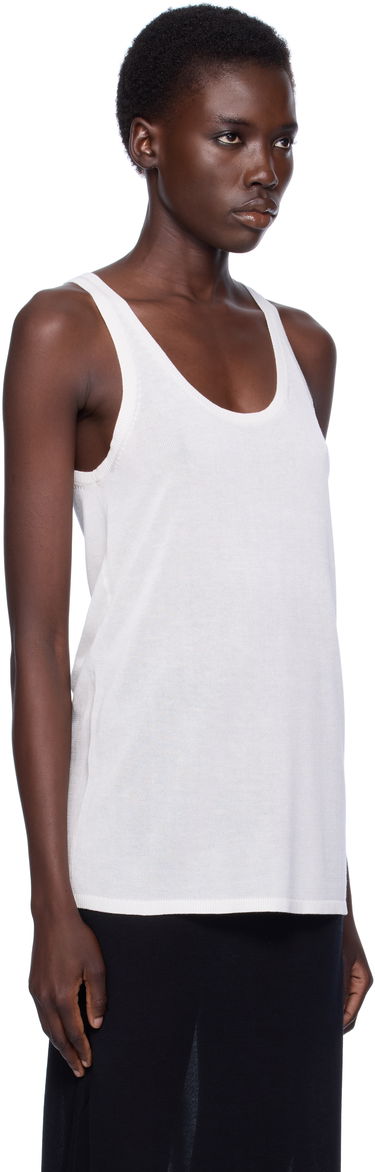 Majica brez rokavov TOTEME TOTEME Knit Tank Top Bela | 253-WRT0530-YA0079, 1