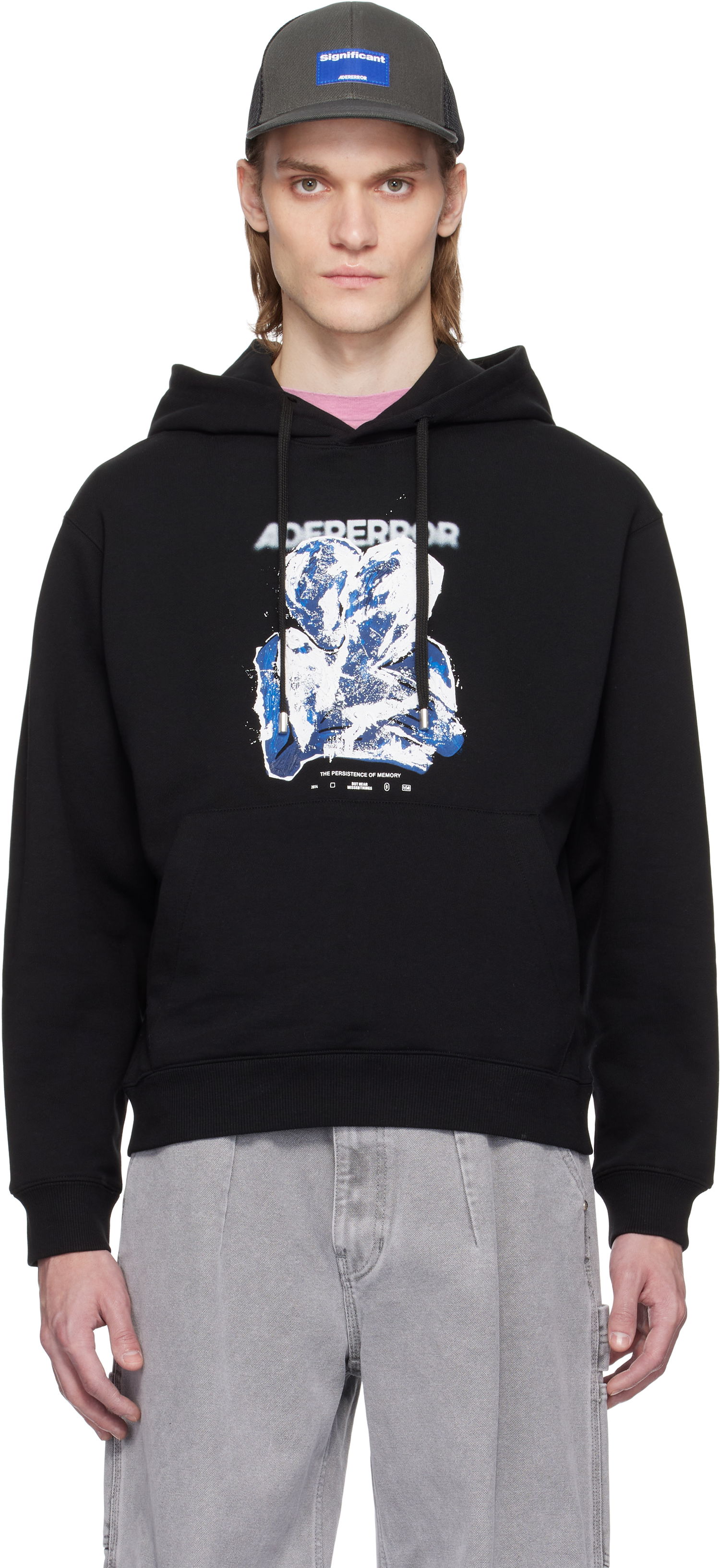 Pulover ADER ERROR ADER error Product. 32 Hoodie Črna | BO01SSHD0103BK, 0