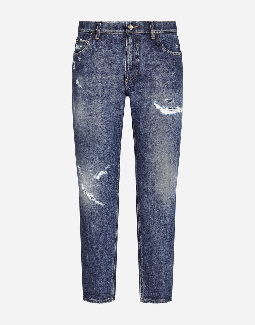 Kavbojke Dolce & Gabbana Jeans Modra | GYJDAZG8KE9S9001