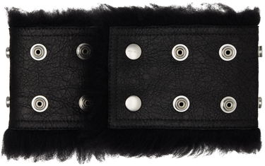 Šala Rick Owens Rick Owens Concordians Shearling Neck Band Črna | RU02E1433 LSHC, 0