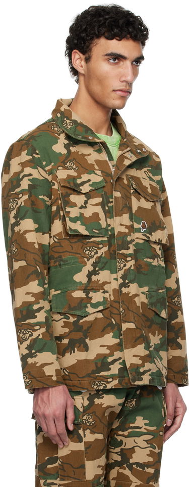 Jakna BBC IceCream ICECREAM Running Dog Woodland Camo M65 Jacket Zelena | IC24S35, 1