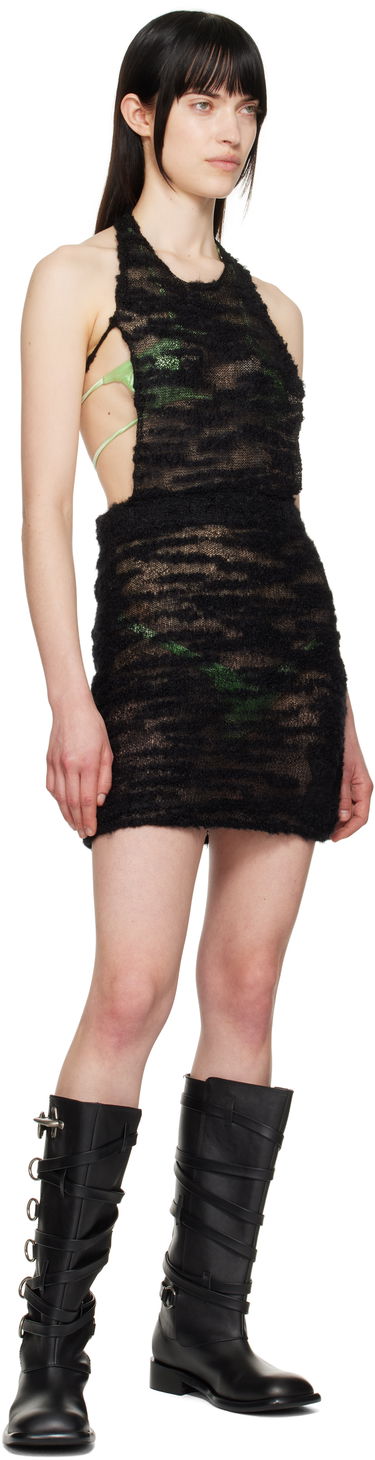 Obleke Andersson Bell Andersson Bell Cloud Halter Knit Minidress Črna | atb1262w, 3
